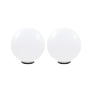 Lampes à LED sous forme de boule 2 pcs Sphérique 50 cm PMMA 