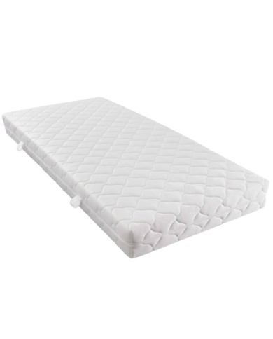 Lit avec matelas Rose Velours 160 x 200 cm 