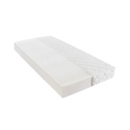Lit avec matelas Rose Velours 160 x 200 cm 