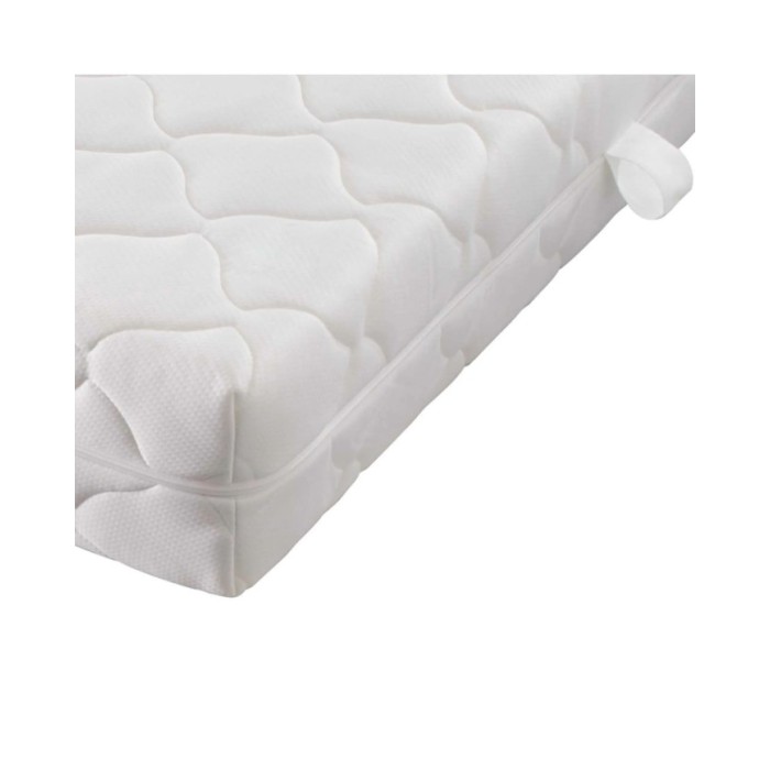 Lit avec matelas Rose Velours 160 x 200 cm 