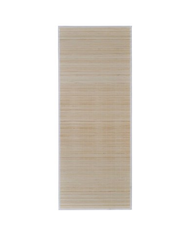 Tapis rectangulaires Bambou naturel 4 pcs 120x180 cm