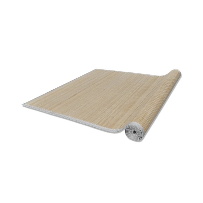 Tapis rectangulaires Bambou naturel 4 pcs 120x180 cm