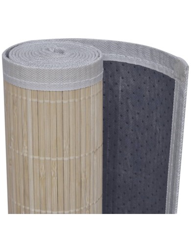 Tapis rectangulaires Bambou naturel 4 pcs 120x180 cm