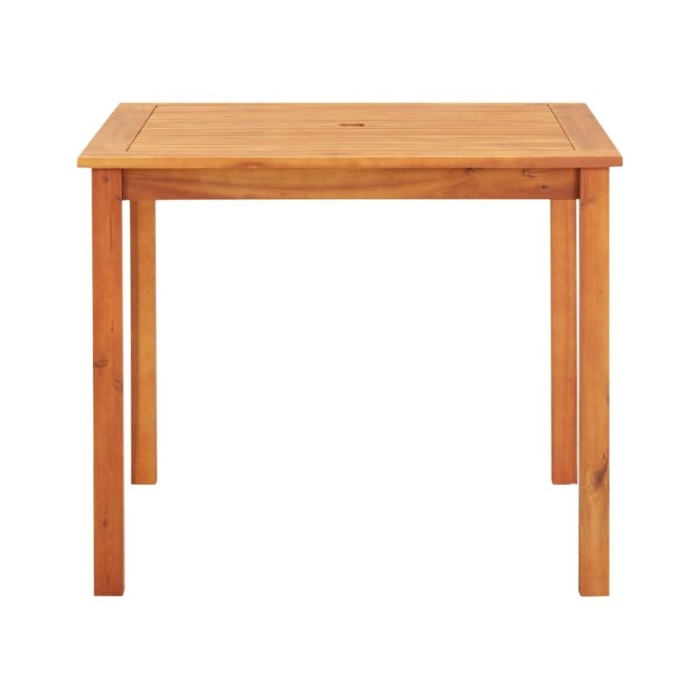 Mobilier à dîner d'extérieur 3 pcs et coussins Acacia solide