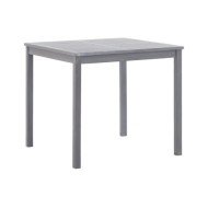 Mobilier à dîner de jardin 5 pcs Bois d'acacia massif Gris