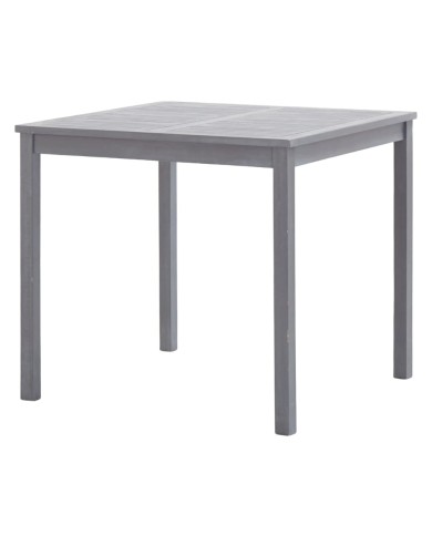 Mobilier à dîner de jardin 5 pcs Bois d'acacia massif Gris
