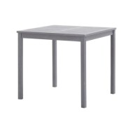 Mobilier à dîner de jardin 5 pcs Bois d'acacia massif Gris