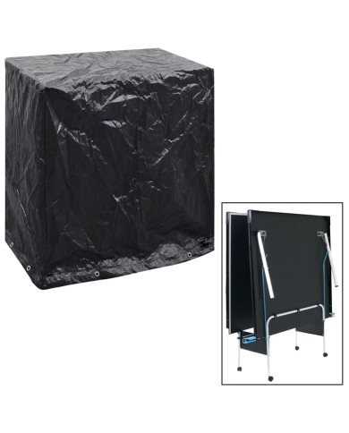 Housses de salon de jardin 2pcs Table de ping-pong 8 œillets