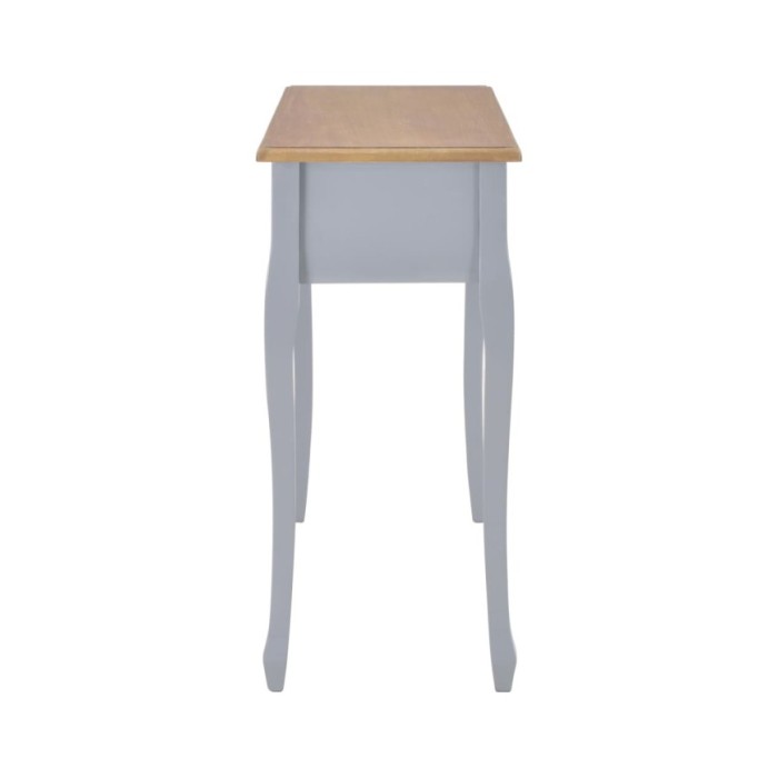 280045  Dressing Console Table with 3 Drawers Grey