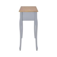 280045  Dressing Console Table with 3 Drawers Grey