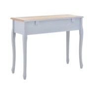 280045  Dressing Console Table with 3 Drawers Grey
