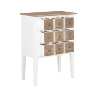 Buffet Blanc 54 x 30 x 80 cm Bois massif