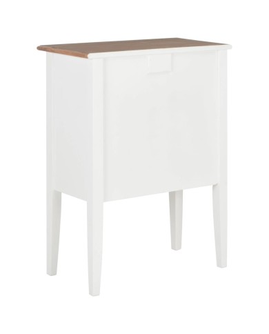 Buffet Blanc 54 x 30 x 80 cm Bois massif