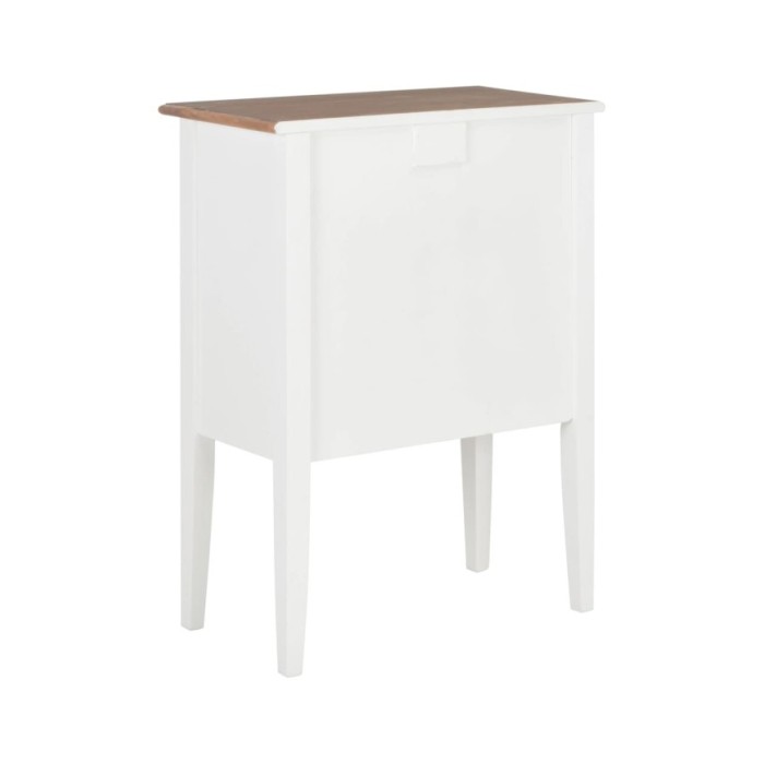 Buffet Blanc 54 x 30 x 80 cm Bois massif