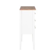 Buffet Blanc 54 x 30 x 80 cm Bois massif