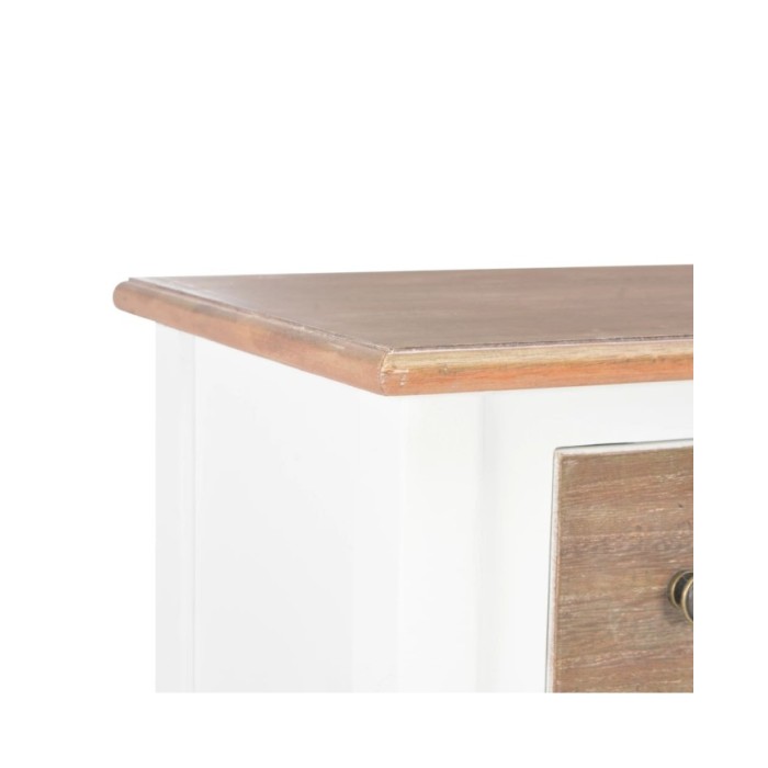 Buffet Blanc 54 x 30 x 80 cm Bois massif