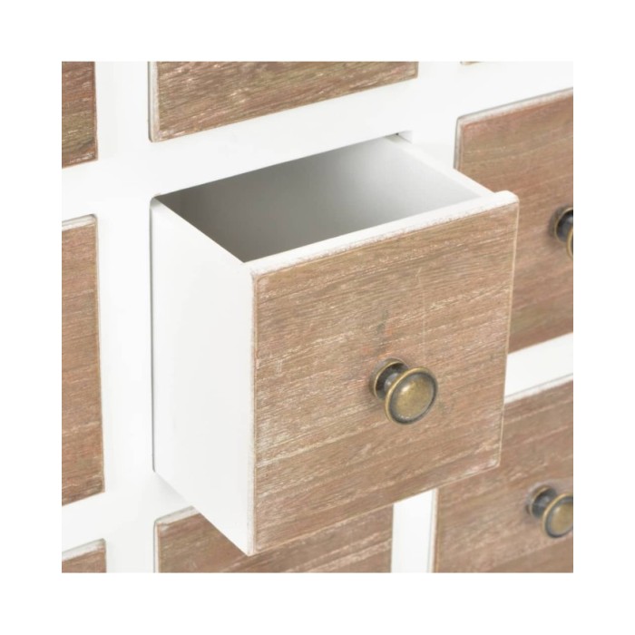 Buffet Blanc 54 x 30 x 80 cm Bois massif