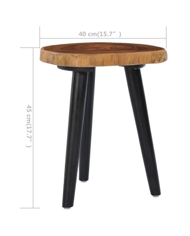 Table basse 40x45 cm Teck solide