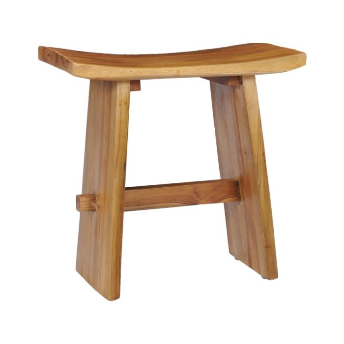 Tabouret Bois de teck massif