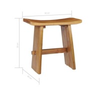 Tabouret Bois de teck massif