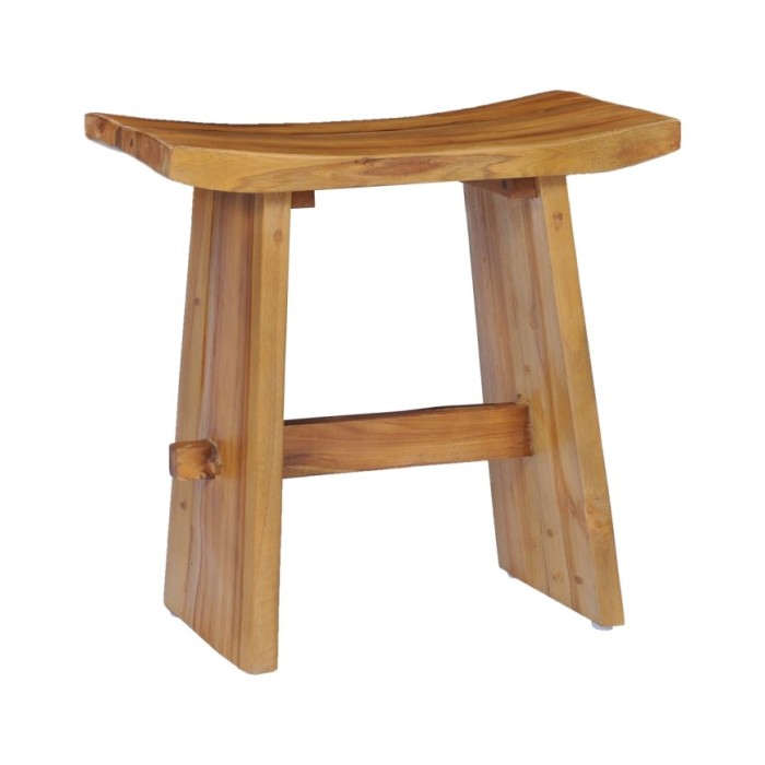 Tabouret Bois de teck massif