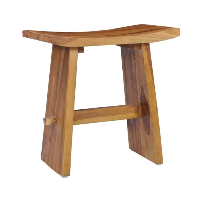Tabouret Bois de teck massif