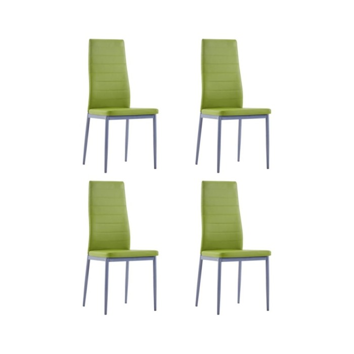 Mobilier de salle à manger 5 pcs Vert
