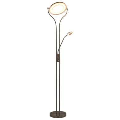 Lampadaire 18 W Argenté 180 cm variable