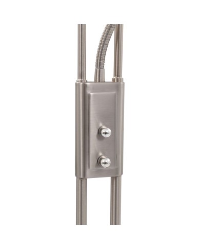 Lampadaire 18 W Argenté 180 cm variable