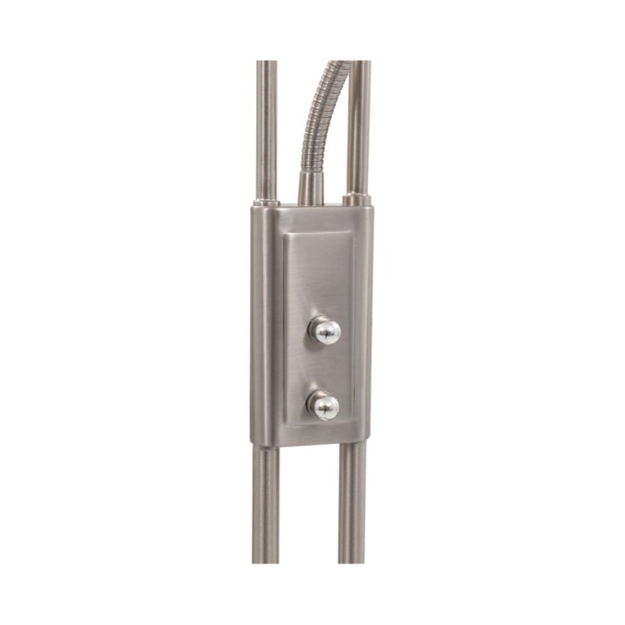 Lampadaire 18 W Argenté 180 cm variable