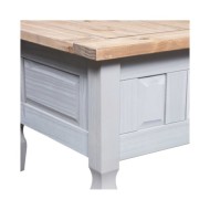 Table basse Pin mexicain Gamme Corona Gris 100x60x45 cm