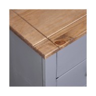 Buffet Gris 46x40x89 cm Pin Gamme Panama