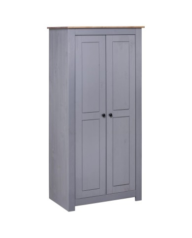 Garde-robe Gris 80x50x171,5 cm Pin massif Assortiment Panama