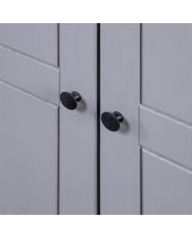 Garde-robe Gris 80x50x171,5 cm Pin massif Assortiment Panama