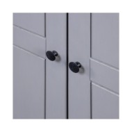 Garde-robe Gris 80x50x171,5 cm Pin massif Assortiment Panama