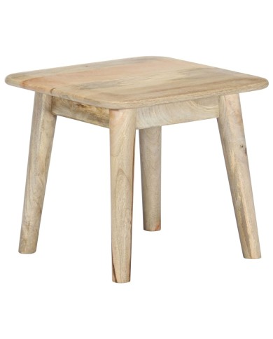 Table basse 45x45x40 cm Bois de manguier massif