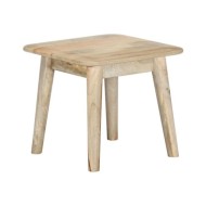 Table basse 45x45x40 cm Bois de manguier massif