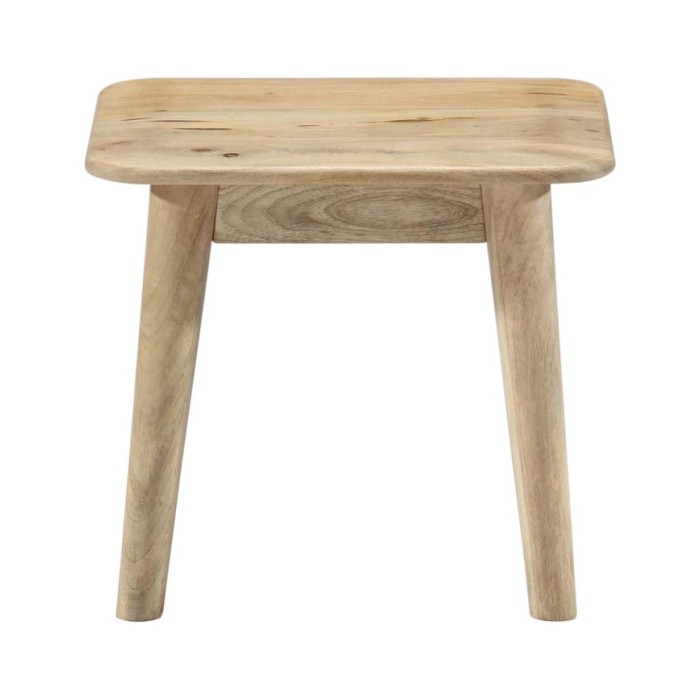 Table basse 45x45x40 cm Bois de manguier massif