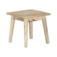 Table basse 45x45x40 cm Bois de manguier massif