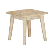 Table basse 45x45x40 cm Bois de manguier massif