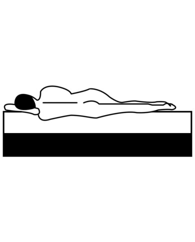 Matelas 180x200 cm Mousse à mémoire de forme Visco 18 cm