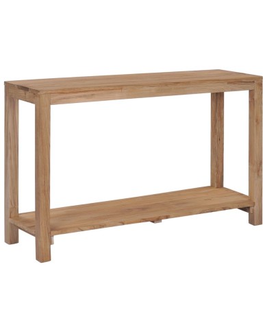 Table console 120 x 35 x 75 cm Bois de teck massif