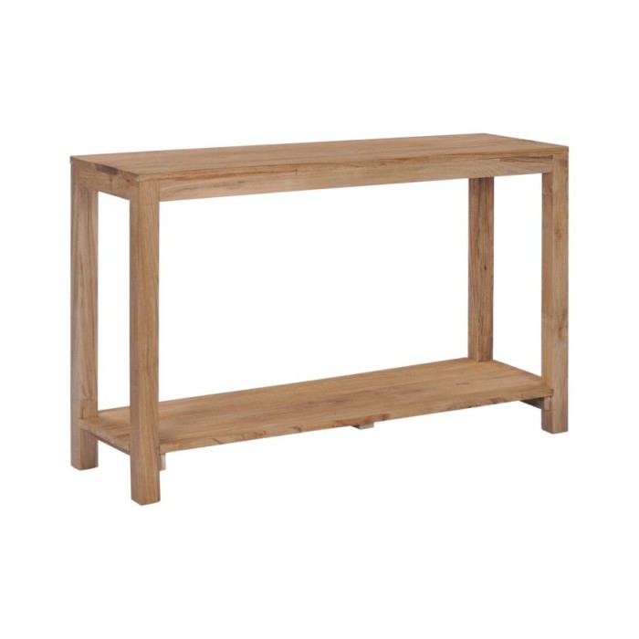 Table console 120 x 35 x 75 cm Bois de teck massif