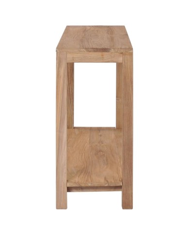 Table console 120 x 35 x 75 cm Bois de teck massif
