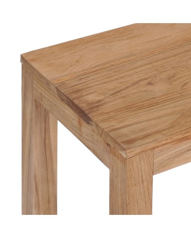 Table console 120 x 35 x 75 cm Bois de teck massif
