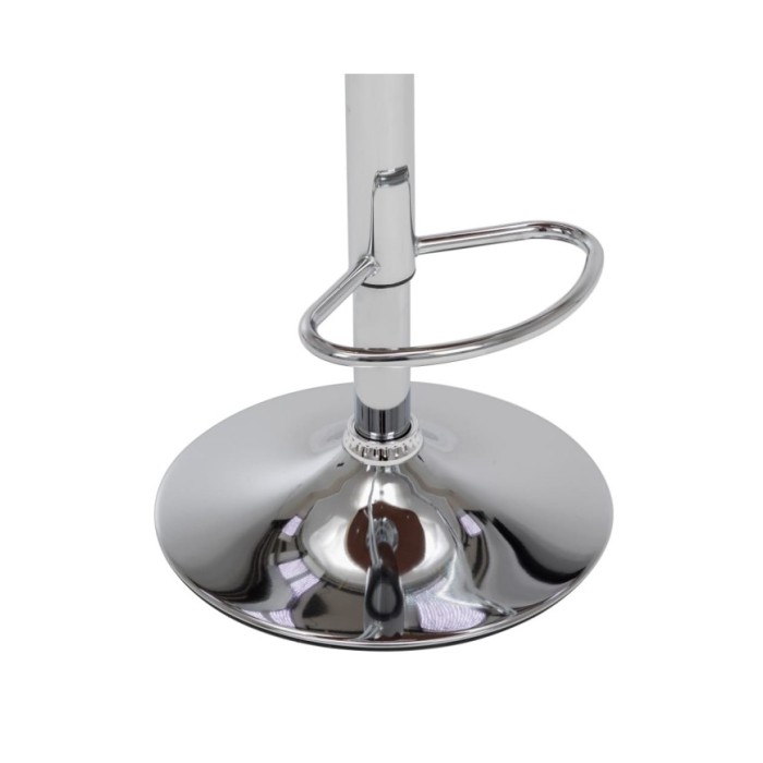 Tabourets de bar 2 pcs Gris Bois courbé et tissu