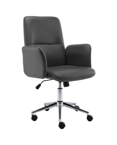 Chaise de bureau Gris Similicuir