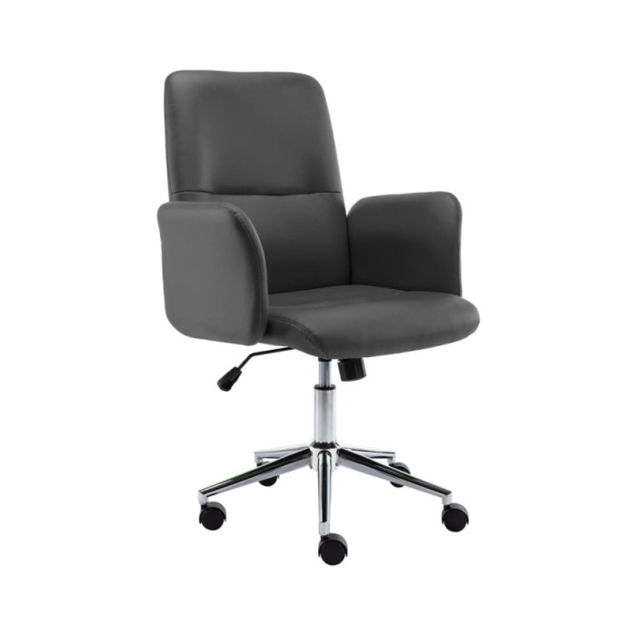 Chaise de bureau Gris Similicuir