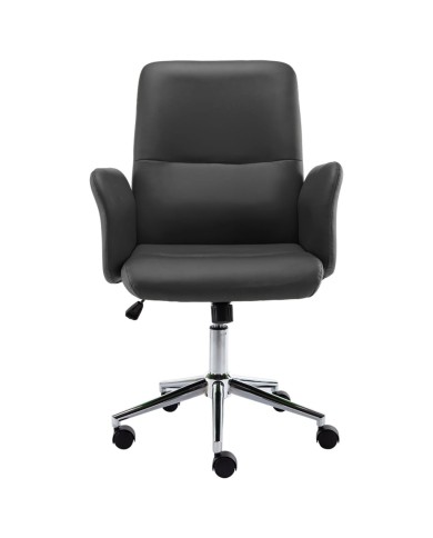 Chaise de bureau Gris Similicuir