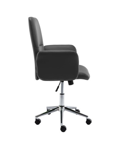 Chaise de bureau Gris Similicuir